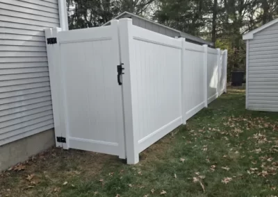 Excellent Vinyl Fence Installation
