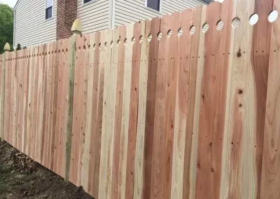 Excellent Wood Fence Installation