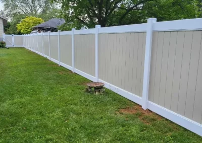 Top-notch Vinyl Fence Installation